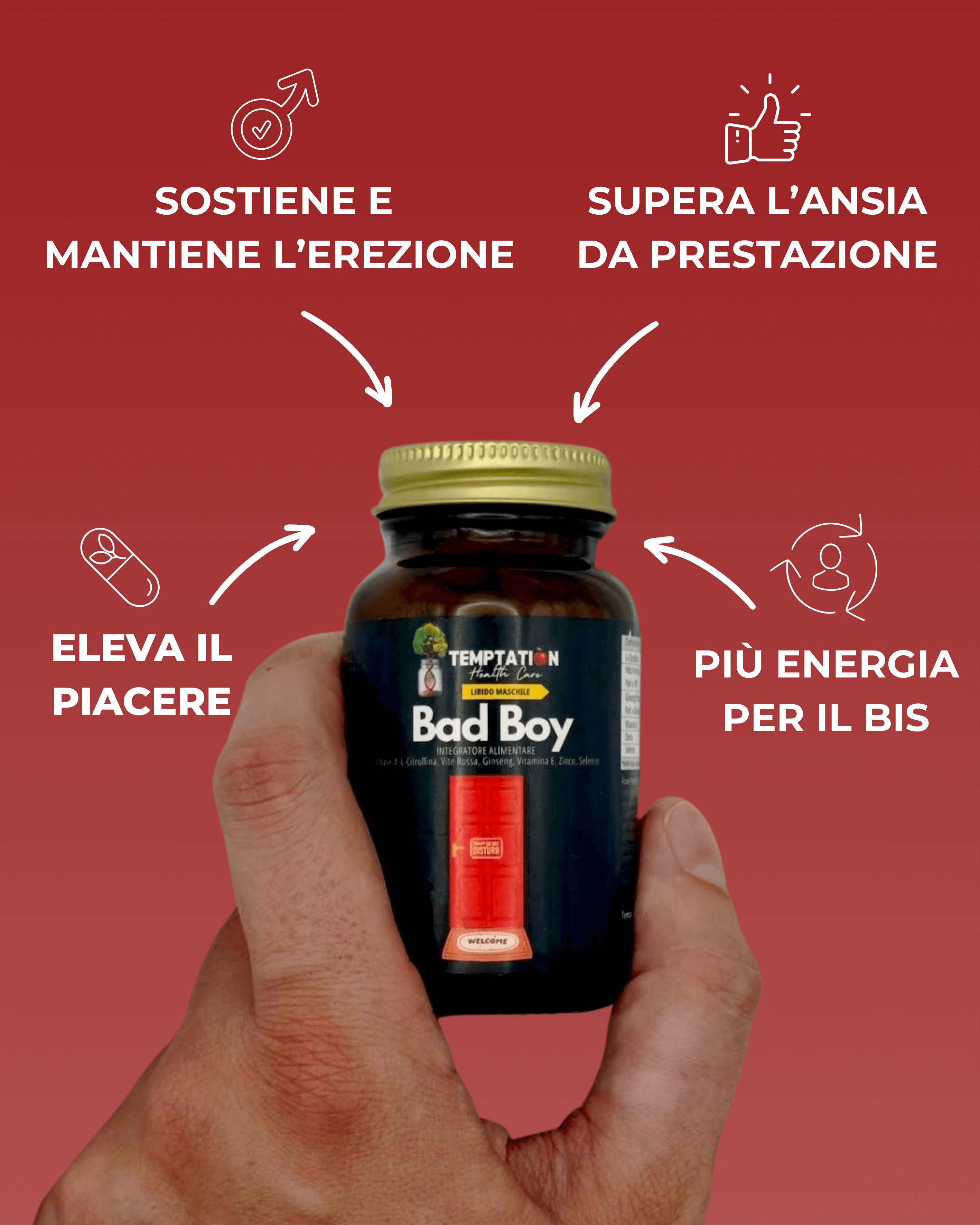 Bad Boy | Integratore per prestazioni sessuali