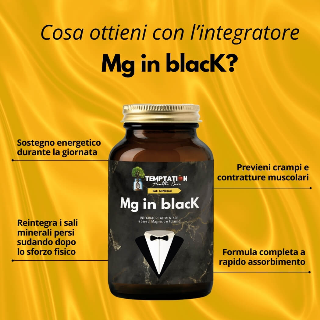 Risultati ottenuti con Mg in Black integratore potassio magnesio