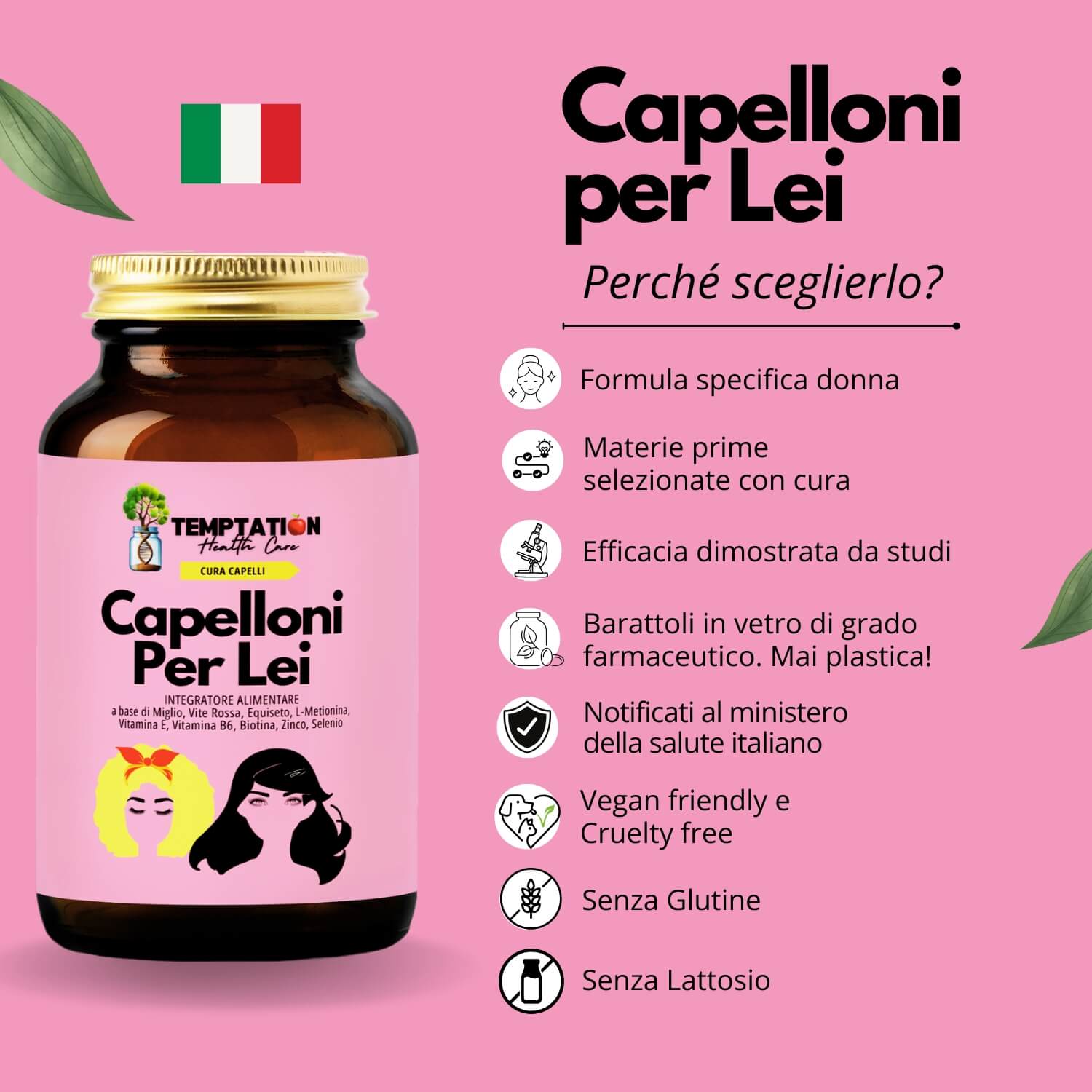 Integratore capelloni per Lei donna