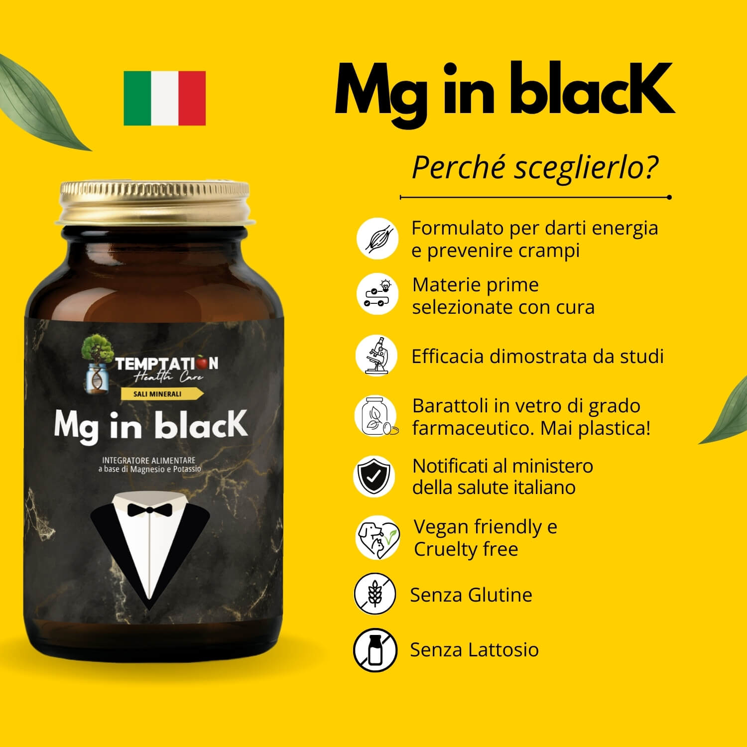 Motivi per cui scegliere Mg in Black potassio magnesio